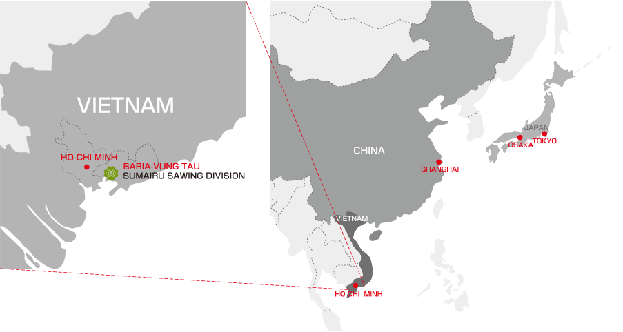 SUMAIRU SEWING DIVISION 地図